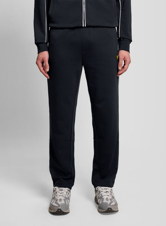 LYLE & SCOTT Piped Straight Leg Track Bottoms Dark Navy - MAISONDEFASHION.COM