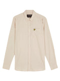 LYLE & SCOTT Plain Flannel Shirt Putty - MAISONDEFASHION.COM