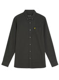LYLE & SCOTT Plain Flannel Shirt Shadow - MAISONDEFASHION.COM