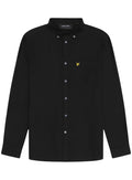 LYLE & SCOTT Plain Oxford Shirt Jet Black - MAISONDEFASHION.COM