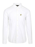 LYLE & SCOTT Plain Oxford Shirt White - MAISONDEFASHION.COM