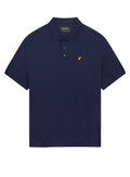 LYLE & SCOTT Plain Polo Shirt Navy - MAISONDEFASHION.COM