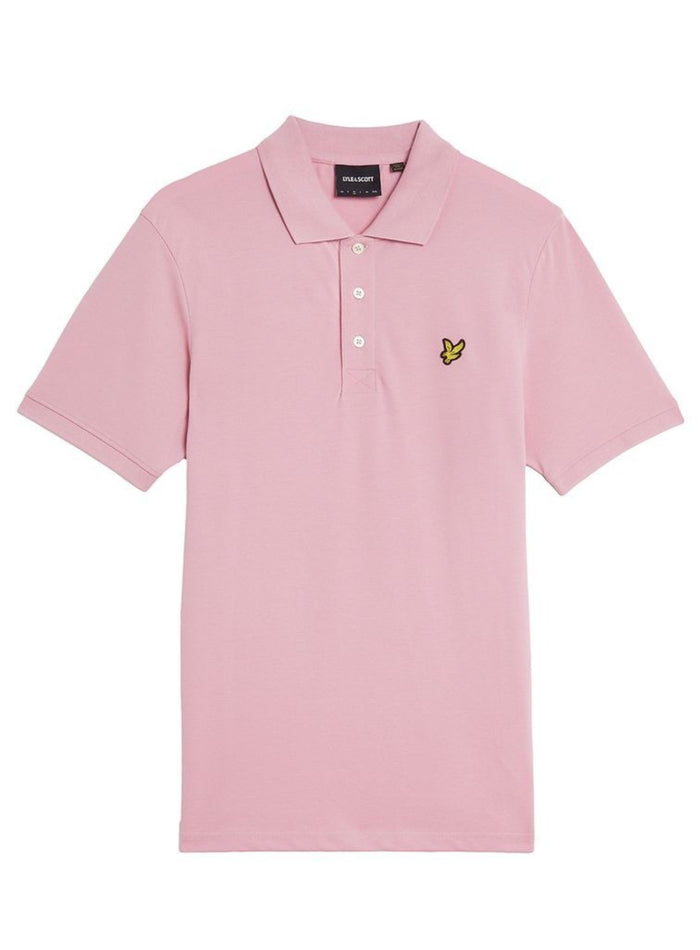 LYLE & SCOTT Plain Polo Shirt Pink Light - MAISONDEFASHION.COM
