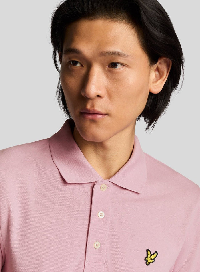 LYLE & SCOTT Plain Polo Shirt Pink Light - MAISONDEFASHION.COM