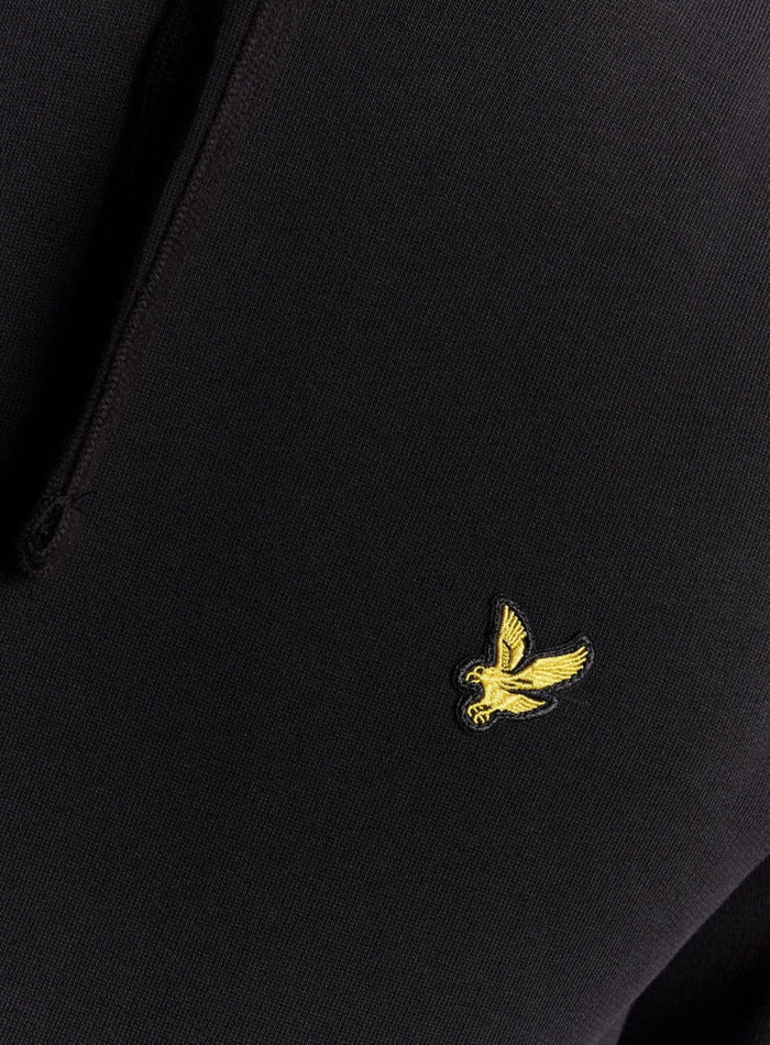 LYLE & SCOTT Pullover Hoodie Jet Black - MAISONDEFASHION.COM