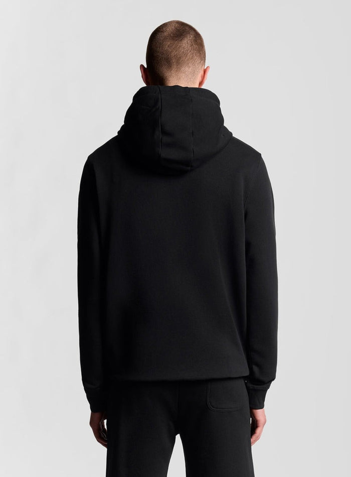 LYLE & SCOTT Pullover Hoodie Jet Black - MAISONDEFASHION.COM