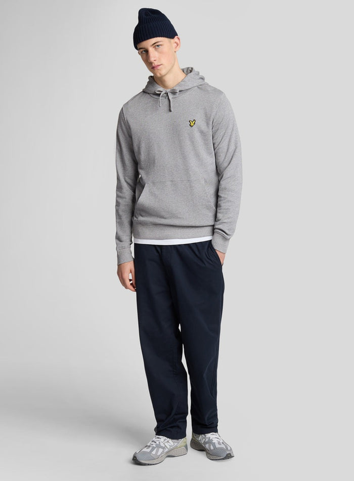 LYLE & SCOTT Pullover Hoodie Mid Grey Marl - MAISONDEFASHION.COM