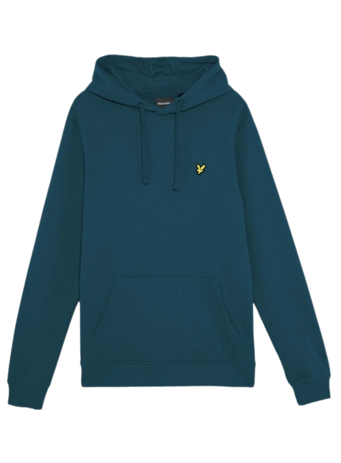 LYLE & SCOTT Pullover Hoodie Rich Teal - MAISONDEFASHION.COM