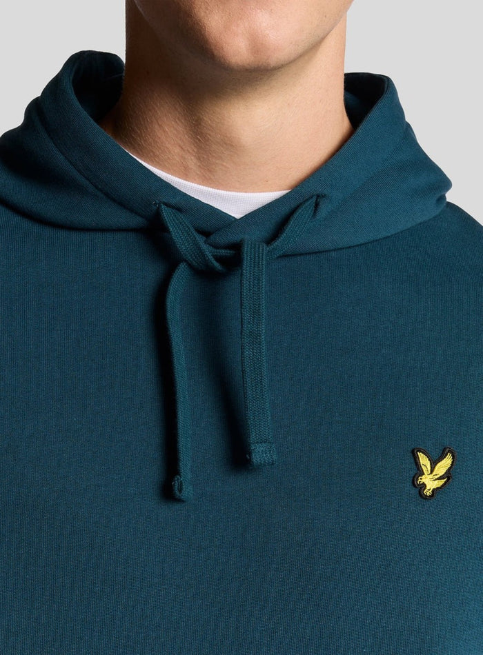 LYLE & SCOTT Pullover Hoodie Rich Teal - MAISONDEFASHION.COM