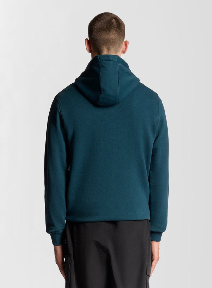 LYLE & SCOTT Pullover Hoodie Rich Teal - MAISONDEFASHION.COM