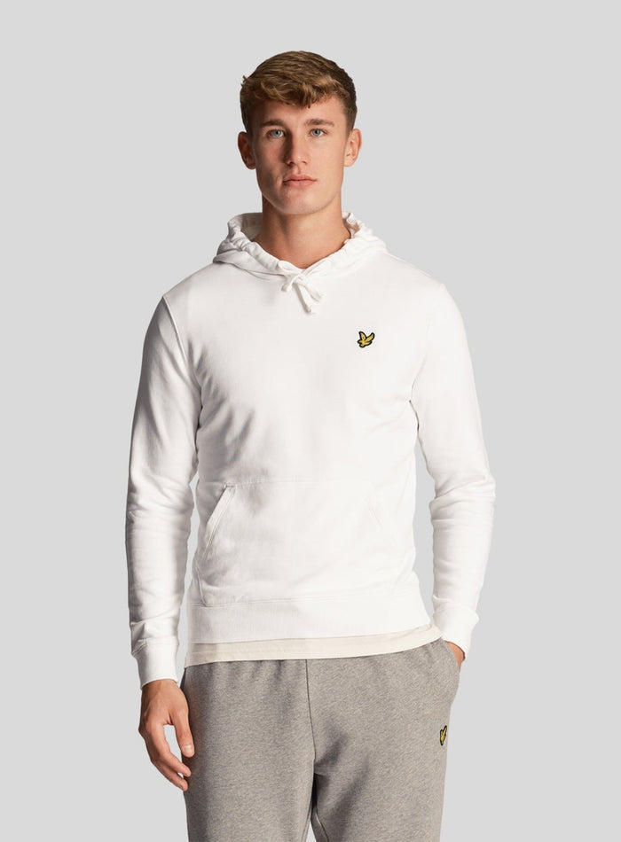 LYLE & SCOTT Pullover Hoodie White - MAISONDEFASHION.COM