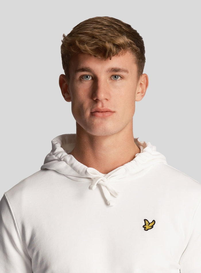 LYLE & SCOTT Pullover Hoodie White - MAISONDEFASHION.COM