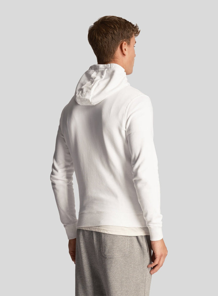 LYLE & SCOTT Pullover Hoodie White - MAISONDEFASHION.COM