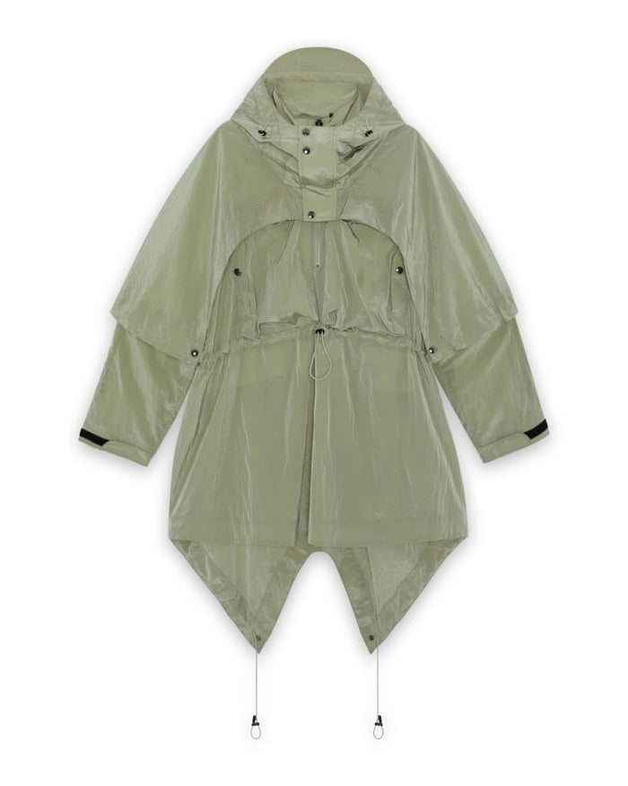 LYLE & SCOTT Pullover Smock Jacket Smoke Olive