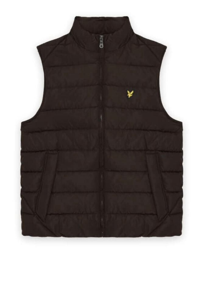 LYLE & SCOTT Quilted Gilet Jet Black - MAISONDEFASHION.COM