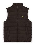 LYLE & SCOTT Quilted Gilet Jet Black - MAISONDEFASHION.COM