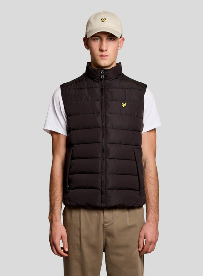 LYLE & SCOTT Quilted Gilet Jet Black - MAISONDEFASHION.COM
