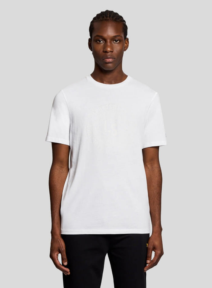 LYLE & SCOTT Redefined Sportswear Graphic T-Shirt White - MAISONDEFASHION.COM