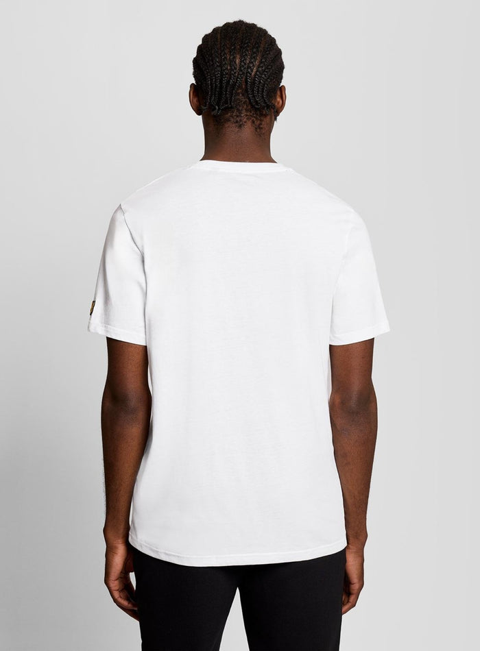 LYLE & SCOTT Redefined Sportswear Graphic T-Shirt White - MAISONDEFASHION.COM