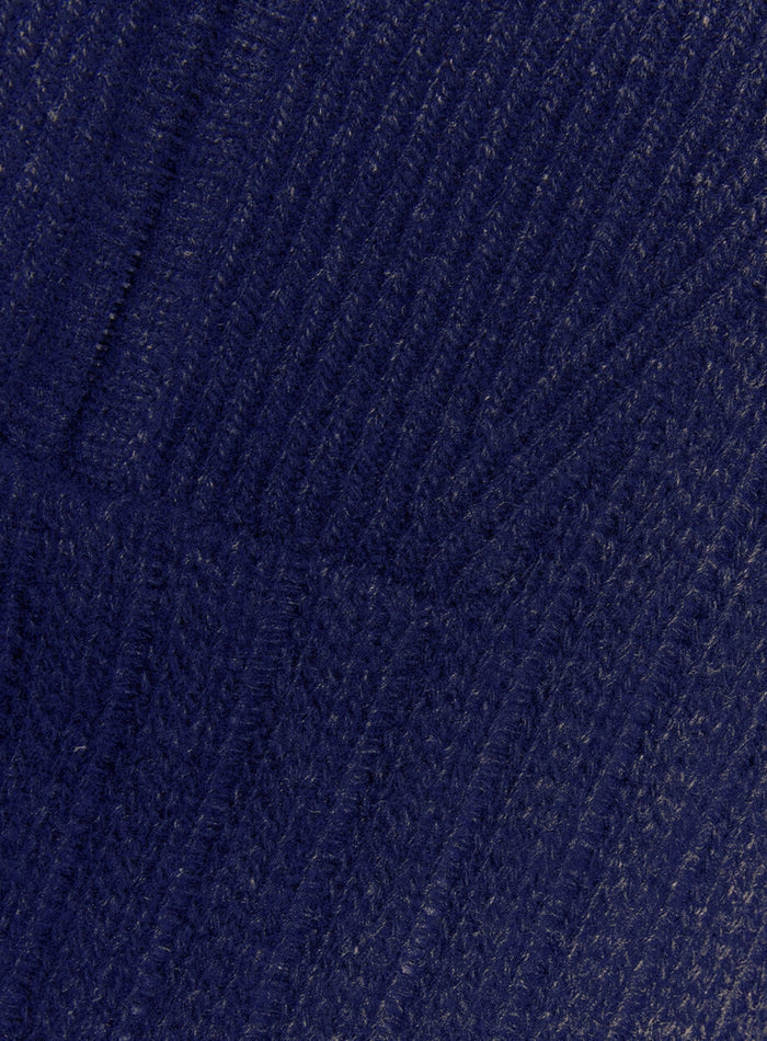 LYLE & SCOTT Ribbed Half Zip Jumper Dark Navy Marl - MAISONDEFASHION.COM