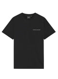 LYLE & SCOTT Script Logo Cotton Crew Neck T-Shirt Jet Black - MAISONDEFASHION.COM