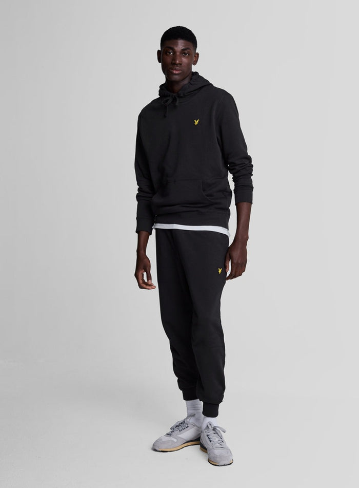 LYLE & SCOTT Skinny Sweatpant Jet Black - MAISONDEFASHION.COM