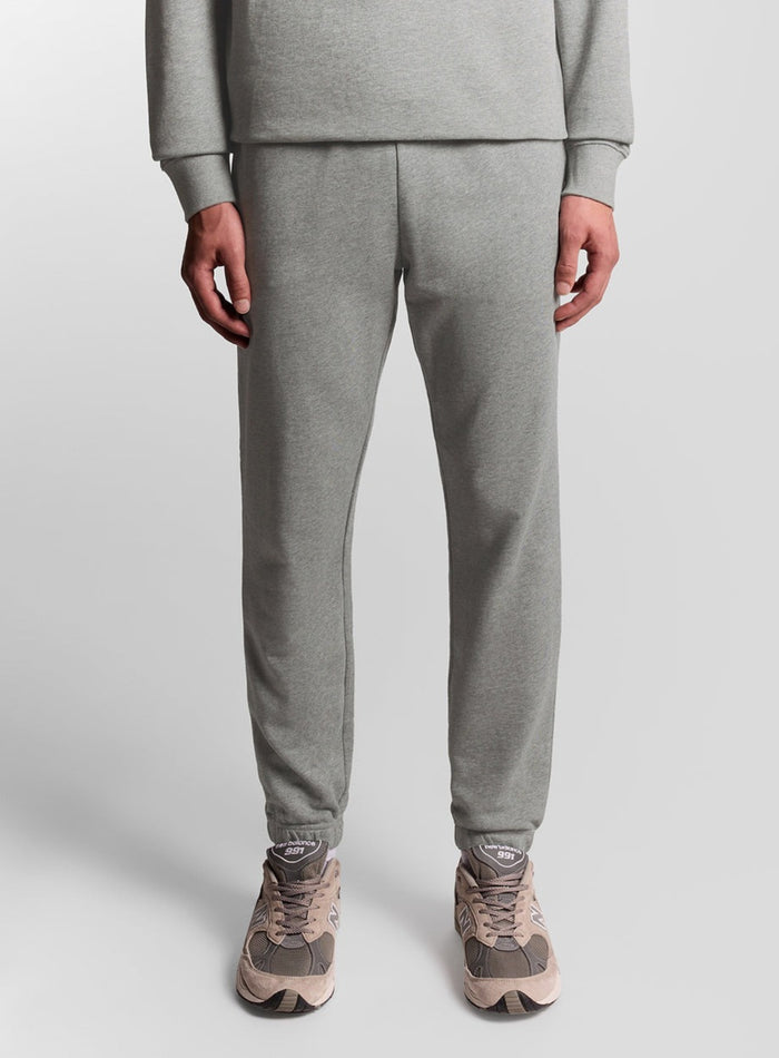 LYLE & SCOTT Slim Fit Cotton Joggers Grey - MAISONDEFASHION.COM