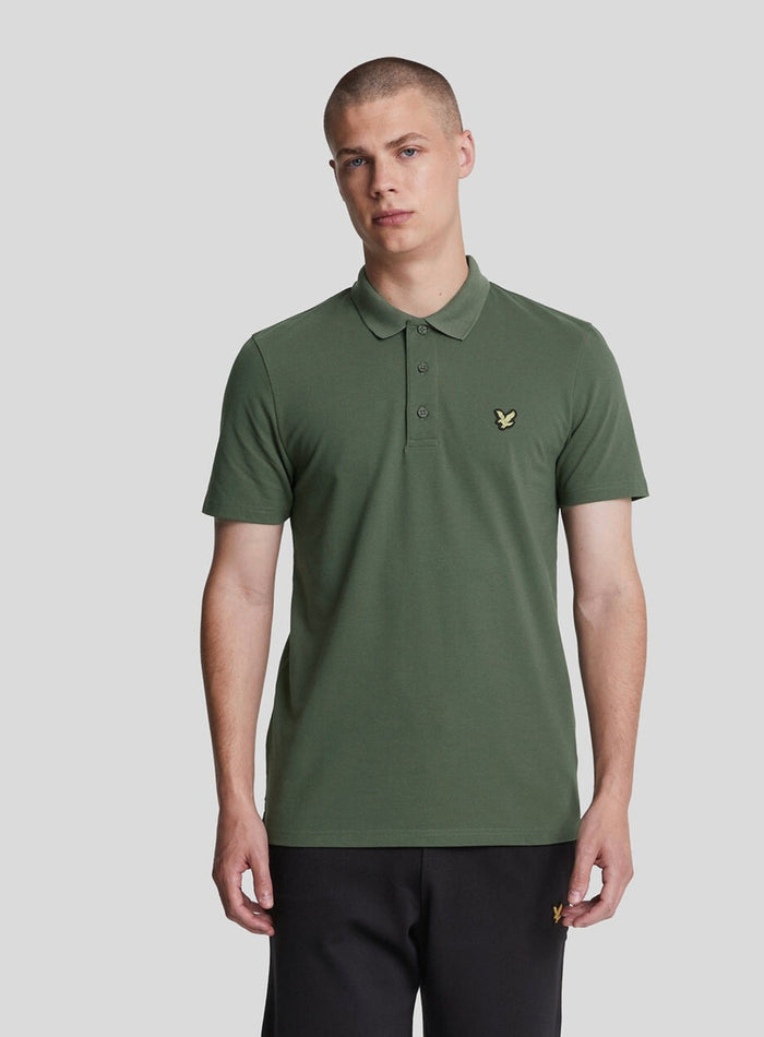 LYLE & SCOTT Sports Core Polo Cactus Green - MAISONDEFASHION.COM