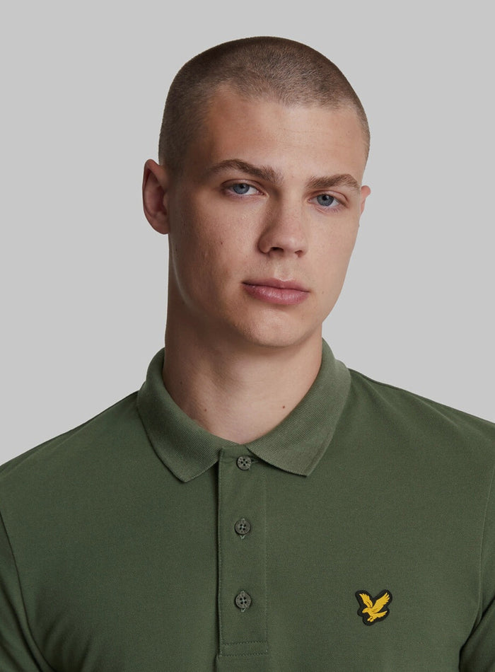 LYLE & SCOTT Sports Core Polo Cactus Green - MAISONDEFASHION.COM