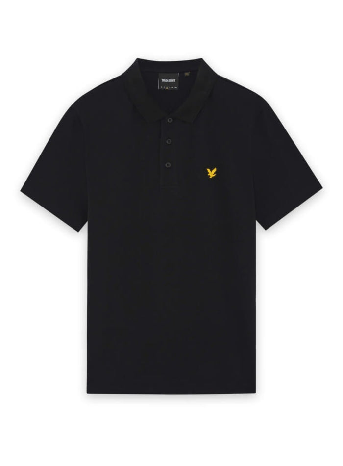LYLE & SCOTT Sports Core Polo Jet Black - MAISONDEFASHION.COM