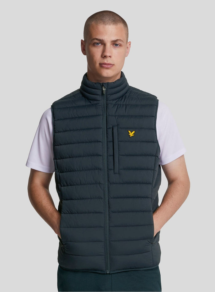 LYLE & SCOTT Sports Lightweight Puffer Jacket Dark Navy - MAISONDEFASHION.COM
