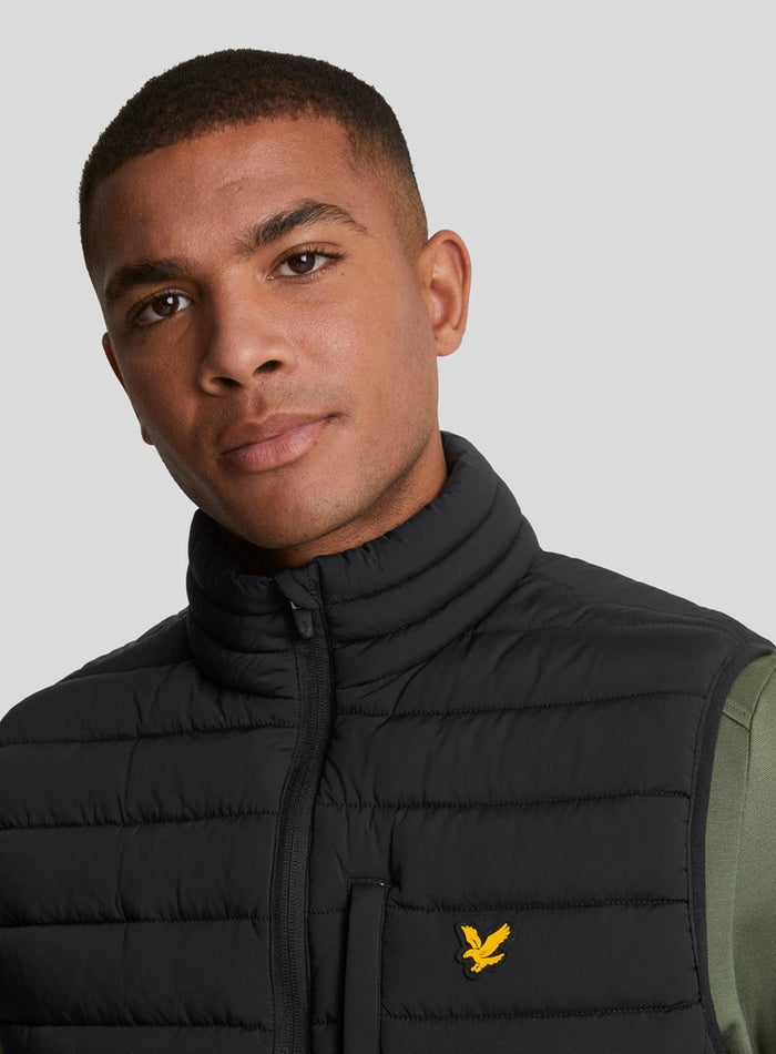 LYLE & SCOTT Sports Lightweight Puffer Jacket Jet Black - MAISONDEFASHION.COM