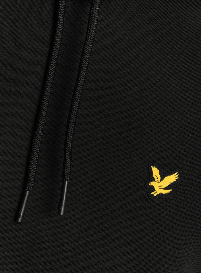 LYLE & SCOTT Sports Tape Hoodie Jet Black - MAISONDEFASHION.COM