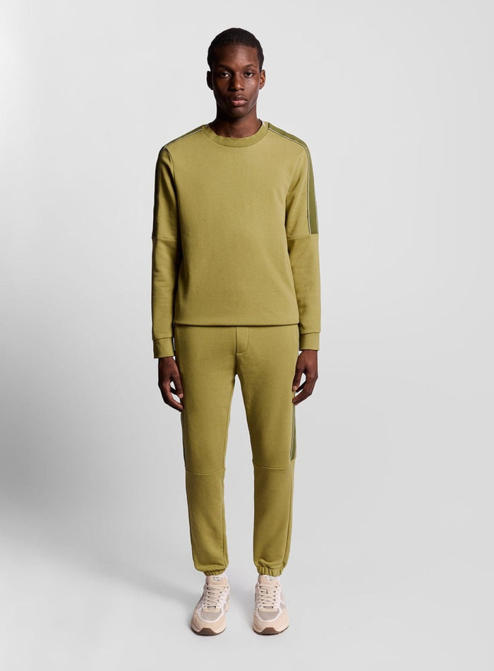 LYLE & SCOTT Sports Tape Joggers Relay Green - MAISONDEFASHION.COM
