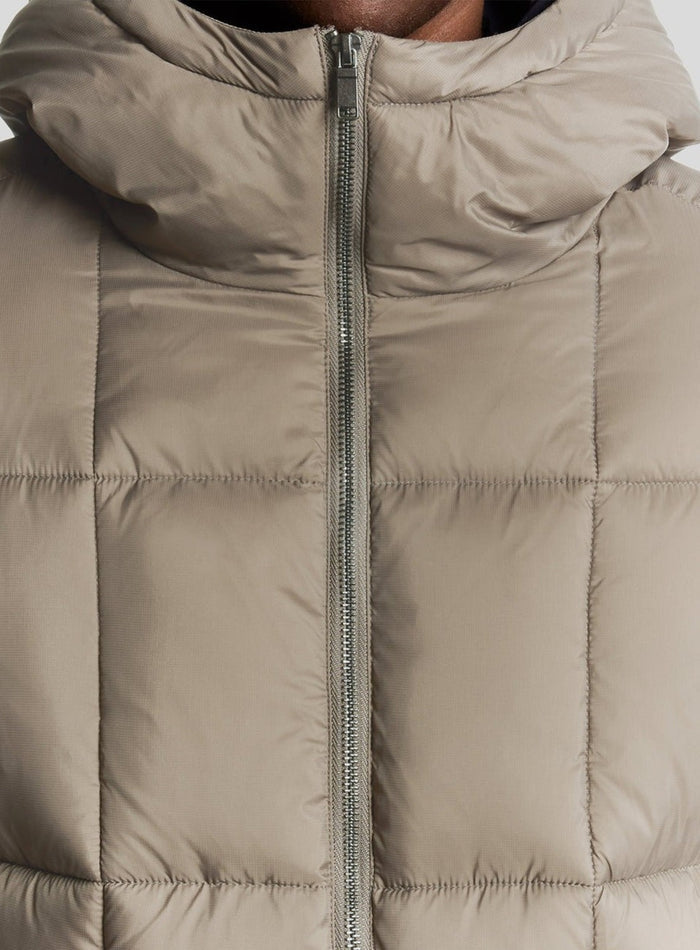 LYLE & SCOTT Square Cocoon Puffer Jacket Falcon - MAISONDEFASHION.COM
