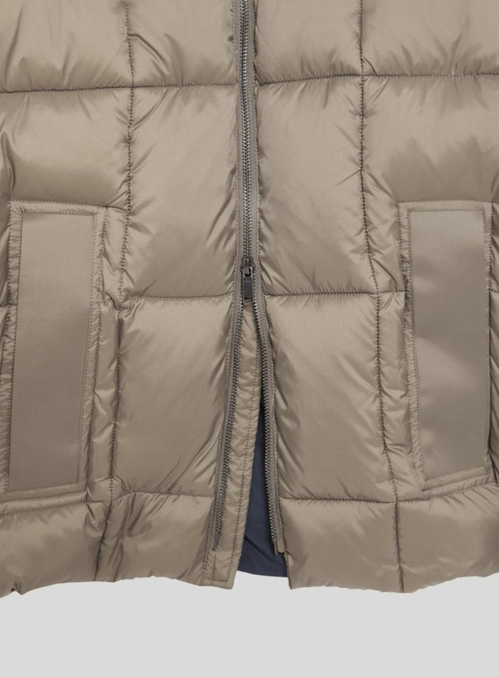 LYLE & SCOTT Square Cocoon Puffer Jacket Falcon - MAISONDEFASHION.COM