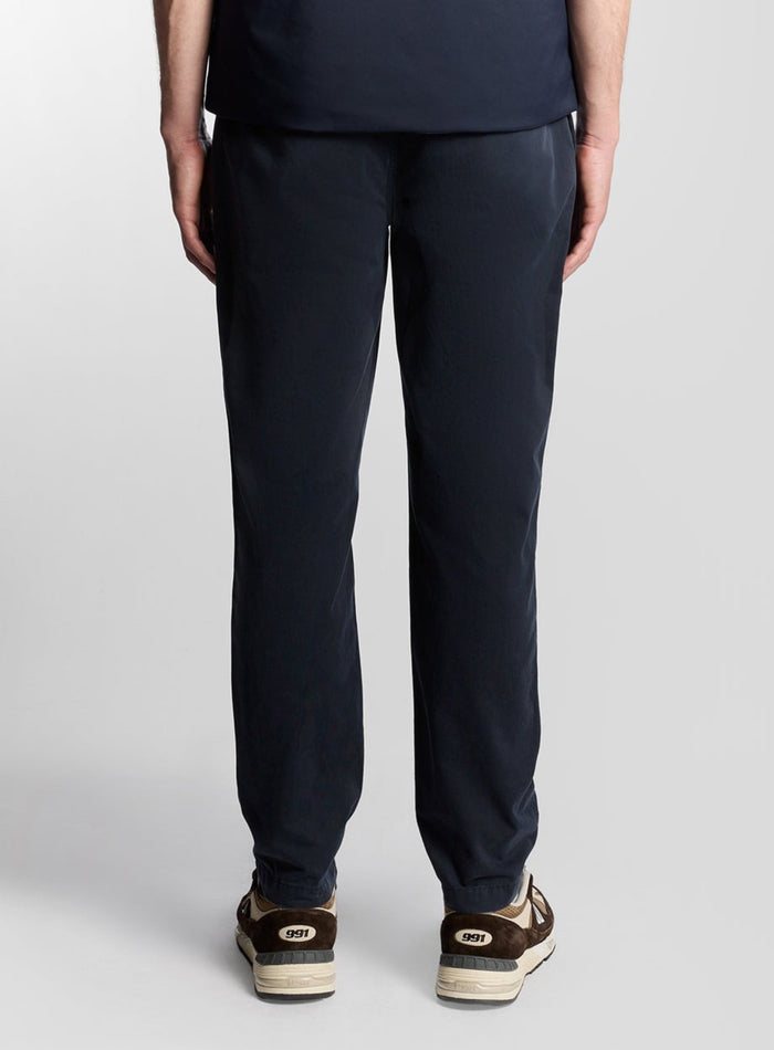 LYLE & SCOTT Straight Leg Chino Dark Navy - MAISONDEFASHION.COM