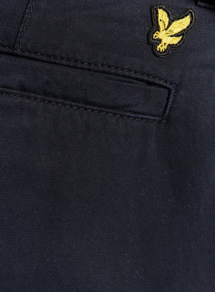 LYLE & SCOTT Straight Leg Chino Dark Navy - MAISONDEFASHION.COM