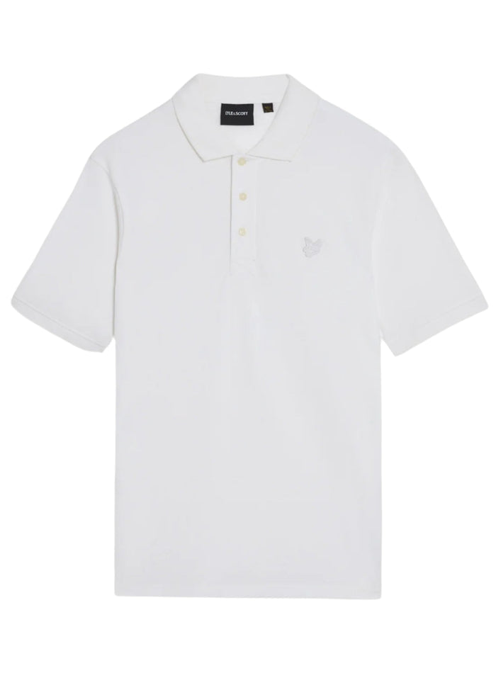 LYLE & SCOTT Stretch Polo Shirt White - MAISONDEFASHION.COM