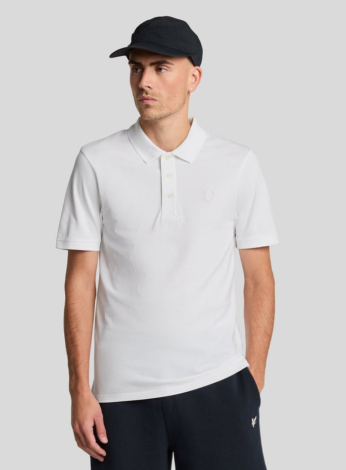 LYLE & SCOTT Stretch Polo Shirt White - MAISONDEFASHION.COM