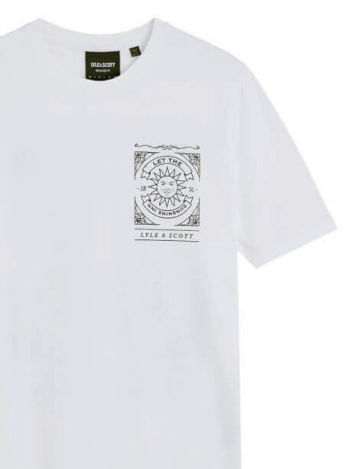 LYLE & SCOTT Sunshine INN T-Shirt Jet White - MAISONDEFASHION.COM