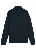 LYLE & SCOTT Superfine Cotton 1/4 Zip Sweatshirt Dark Navy - MAISONDEFASHION.COM
