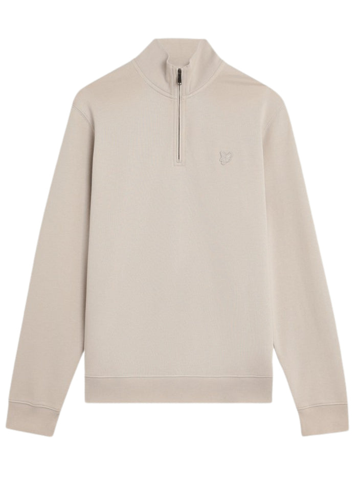 LYLE & SCOTT Superfine Quarter Zip Sweatshirt Cove - MAISONDEFASHION.COM