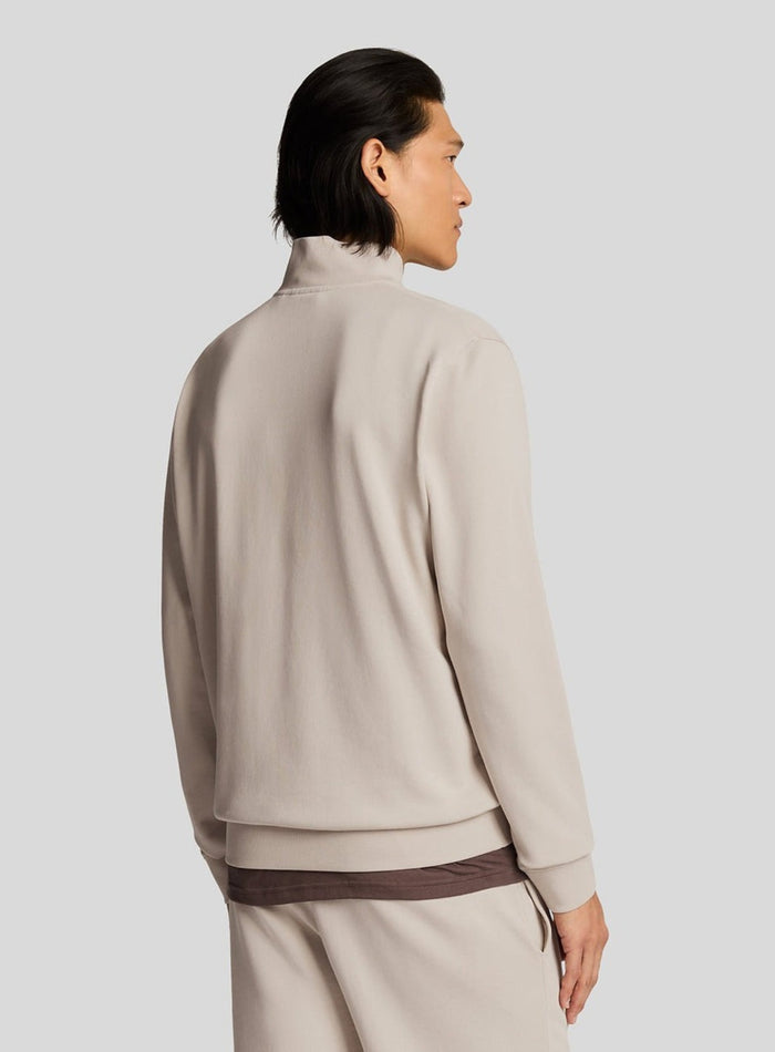 LYLE & SCOTT Superfine Quarter Zip Sweatshirt Cove - MAISONDEFASHION.COM