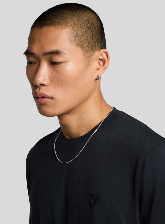 LYLE & SCOTT Superfine T-Shirt Dark Navy - MAISONDEFASHION.COM