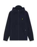 LYLE & SCOTT Taped Zip Through Hooded Jacket Dark Navy