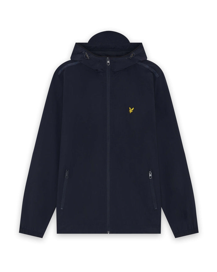 LYLE & SCOTT Taped Zip Through Hooded Jacket Dark Navy