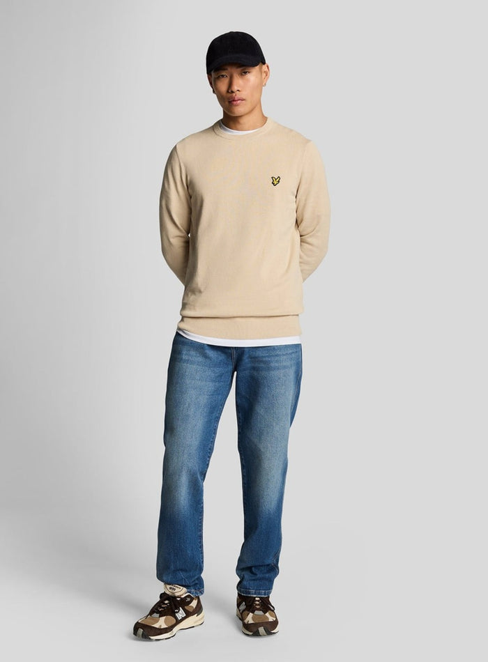 LYLE & SCOTT Tapered Denim Stone Wash Blue - MAISONDEFASHION.COM