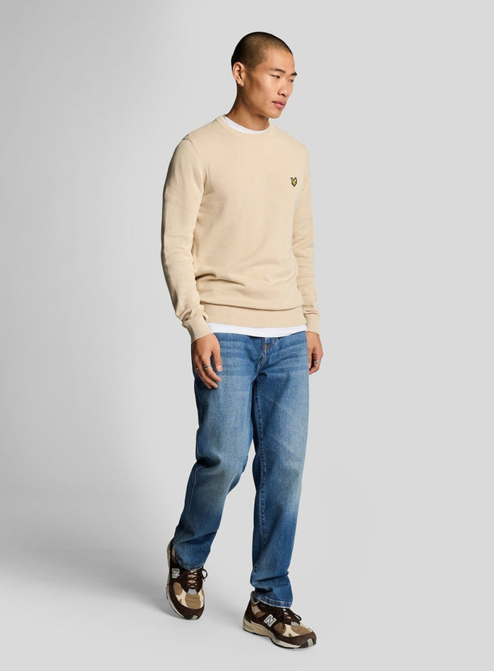 LYLE & SCOTT Tapered Denim Stone Wash Blue - MAISONDEFASHION.COM