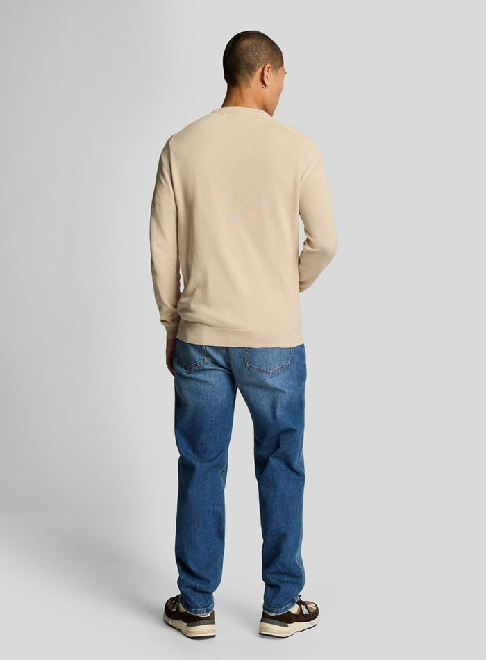 LYLE & SCOTT Tapered Denim Stone Wash Blue - MAISONDEFASHION.COM